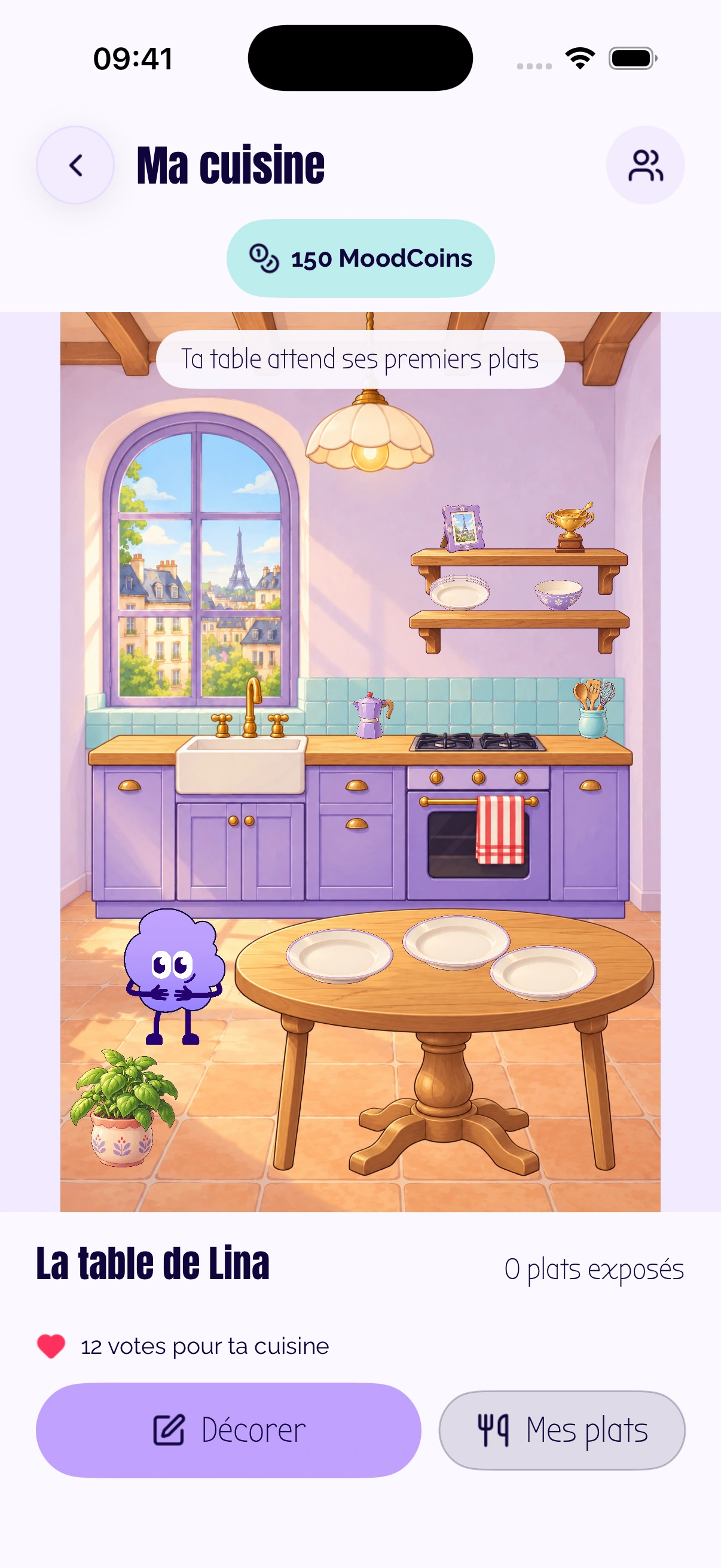 Cuisine personnalisable de MoodDish dans la nouvelle version native iOS